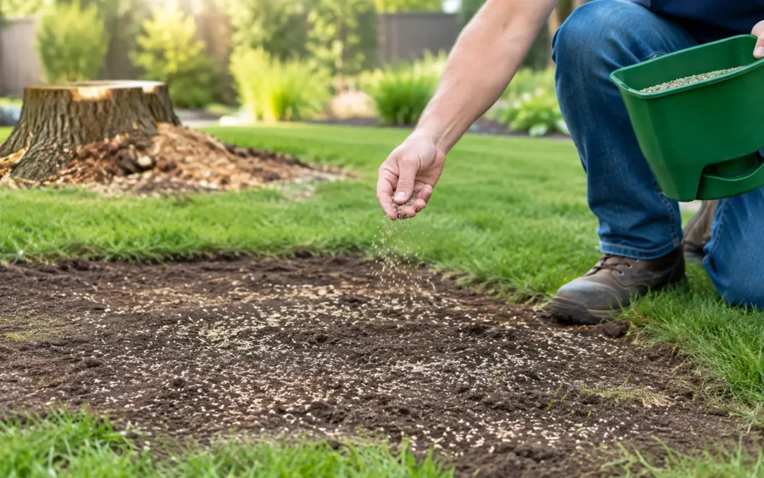 How to Reseed After Stump Grinding Successfully