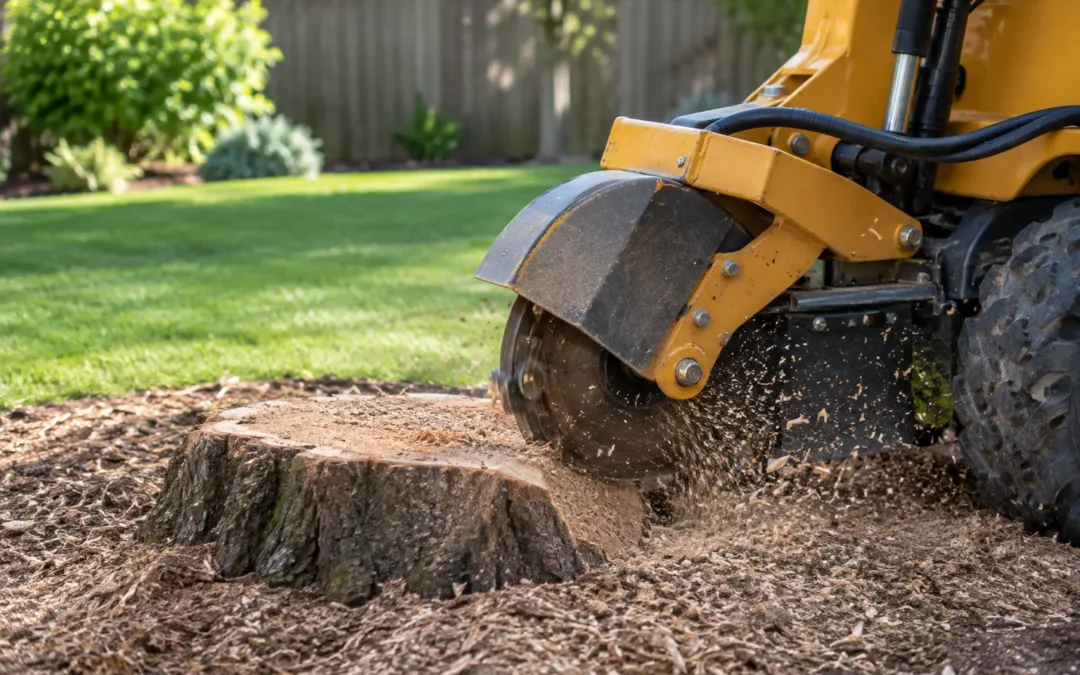 Root Plate Grinding for Safer, Usable Yards