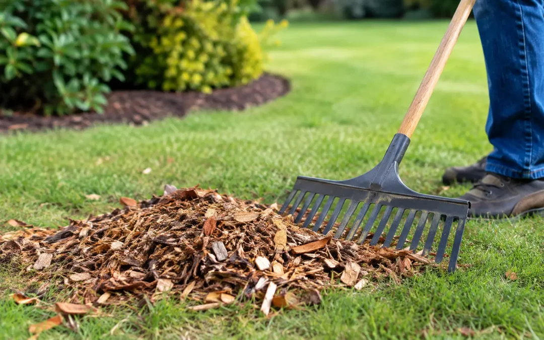How to Remove Stump Chips From Your Yard